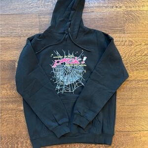 Black Graphic Turtleneck Sweater